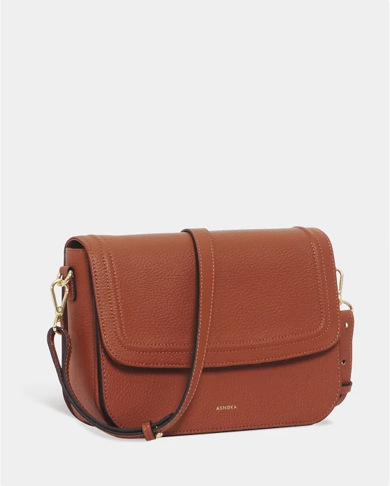 Borsa in vera pelle pesca scuro27:108 28:113